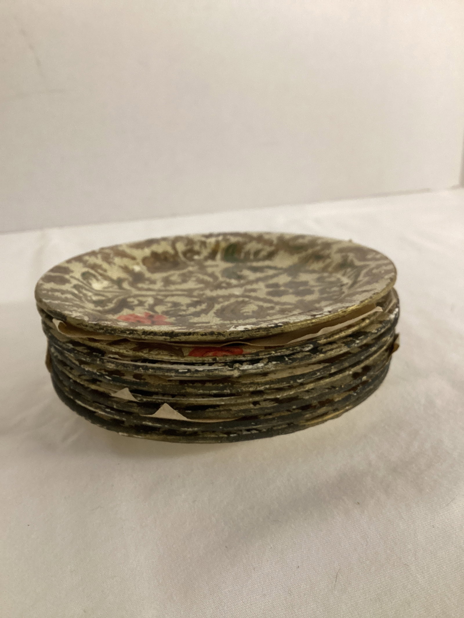 Vintage Alcohol Proof Coasters in Case - 3