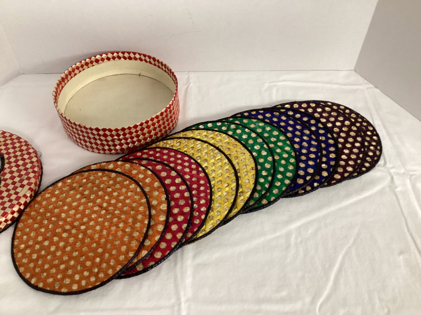 Set of Small Woven Placemats - 2