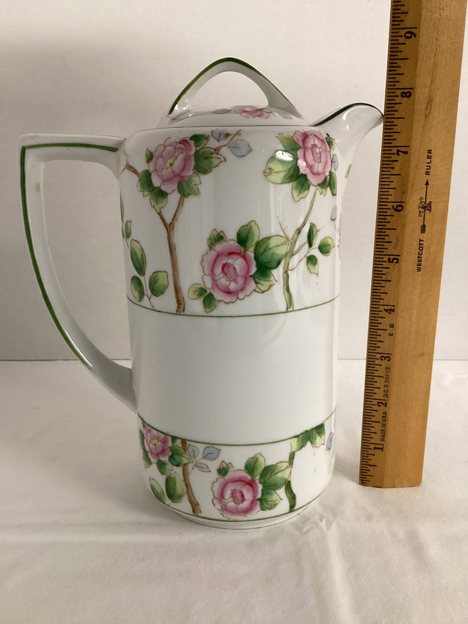 Hand Painted Nippon Pitcher - 3