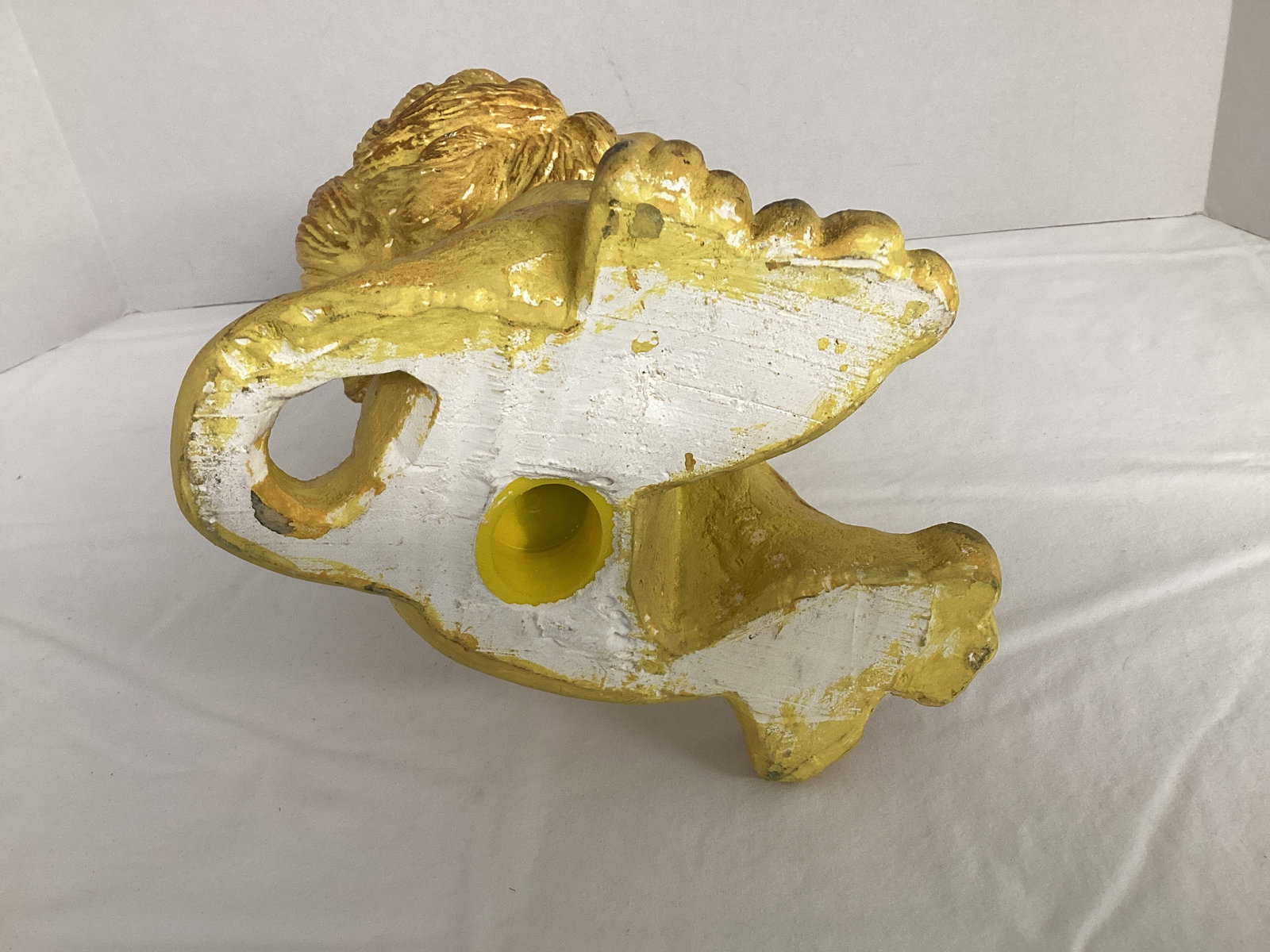 Vintage Chalkware Lion Coin Bank - 6