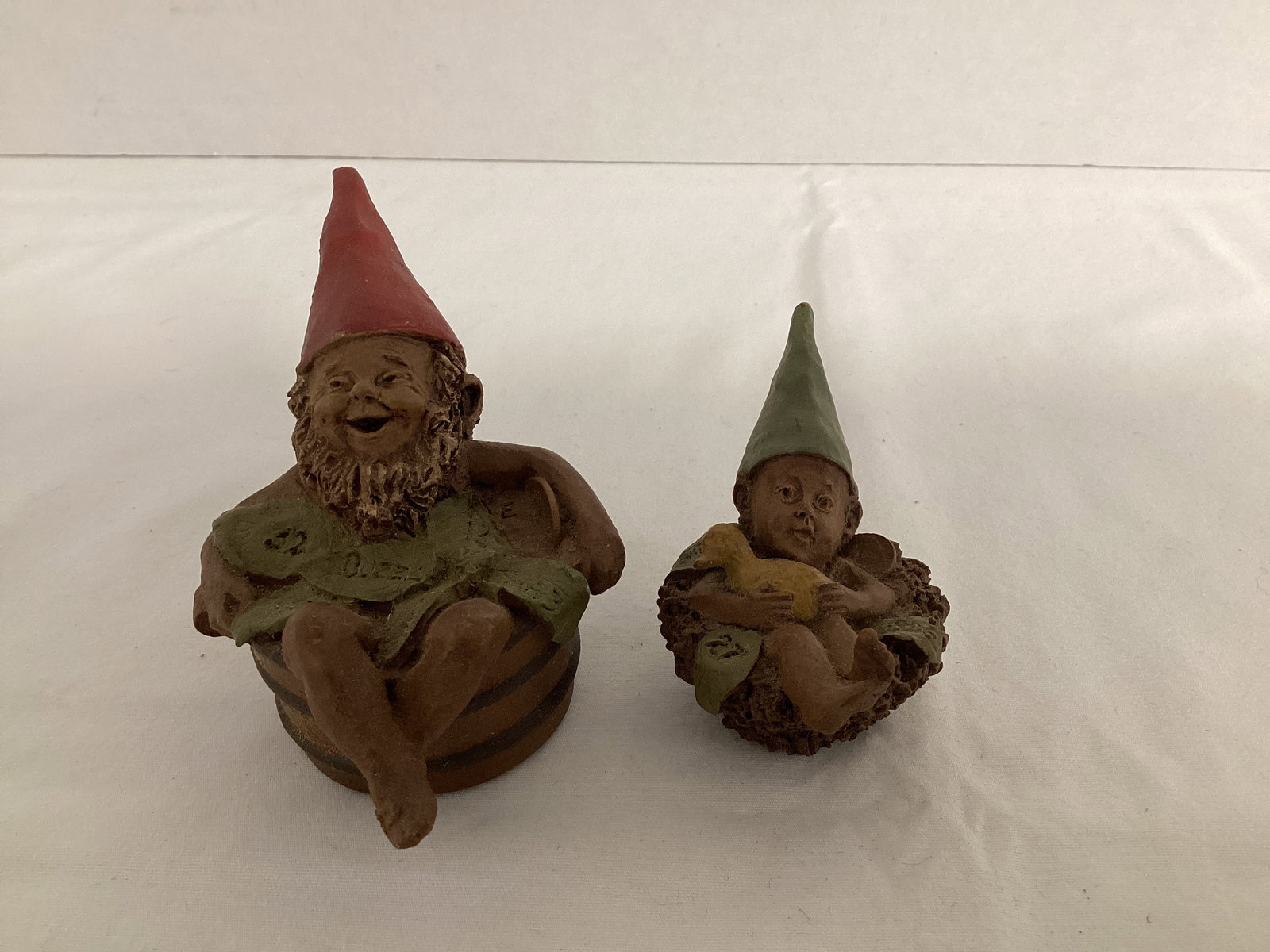 Tom Clark Cairn Studios Ernie and Buzzy Sculptures: . 