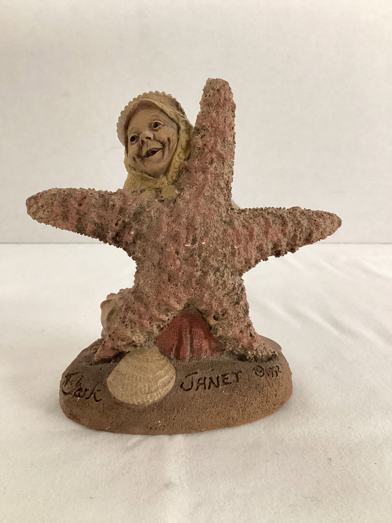 Tom Clark Cairn Studios Janet Sculpture: 1992, 4 1/2" h 