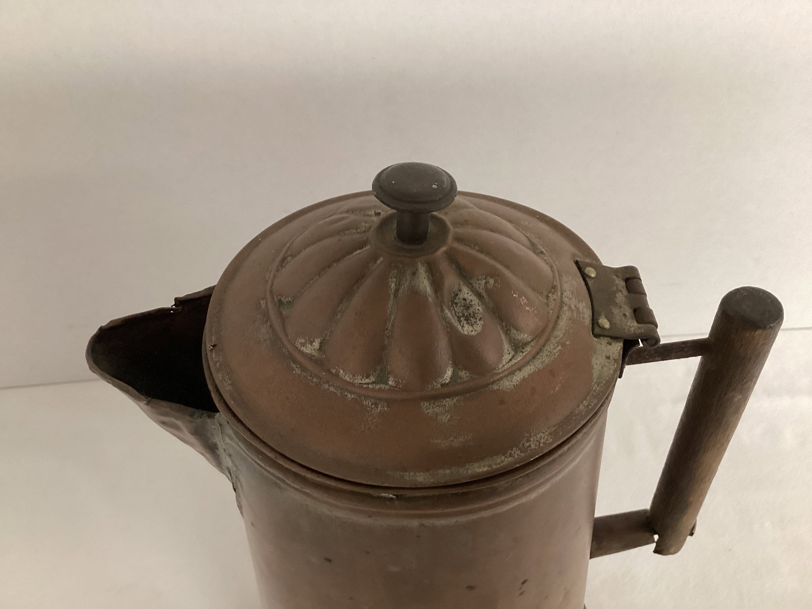 Vintage Copper Coffee Pot - 2