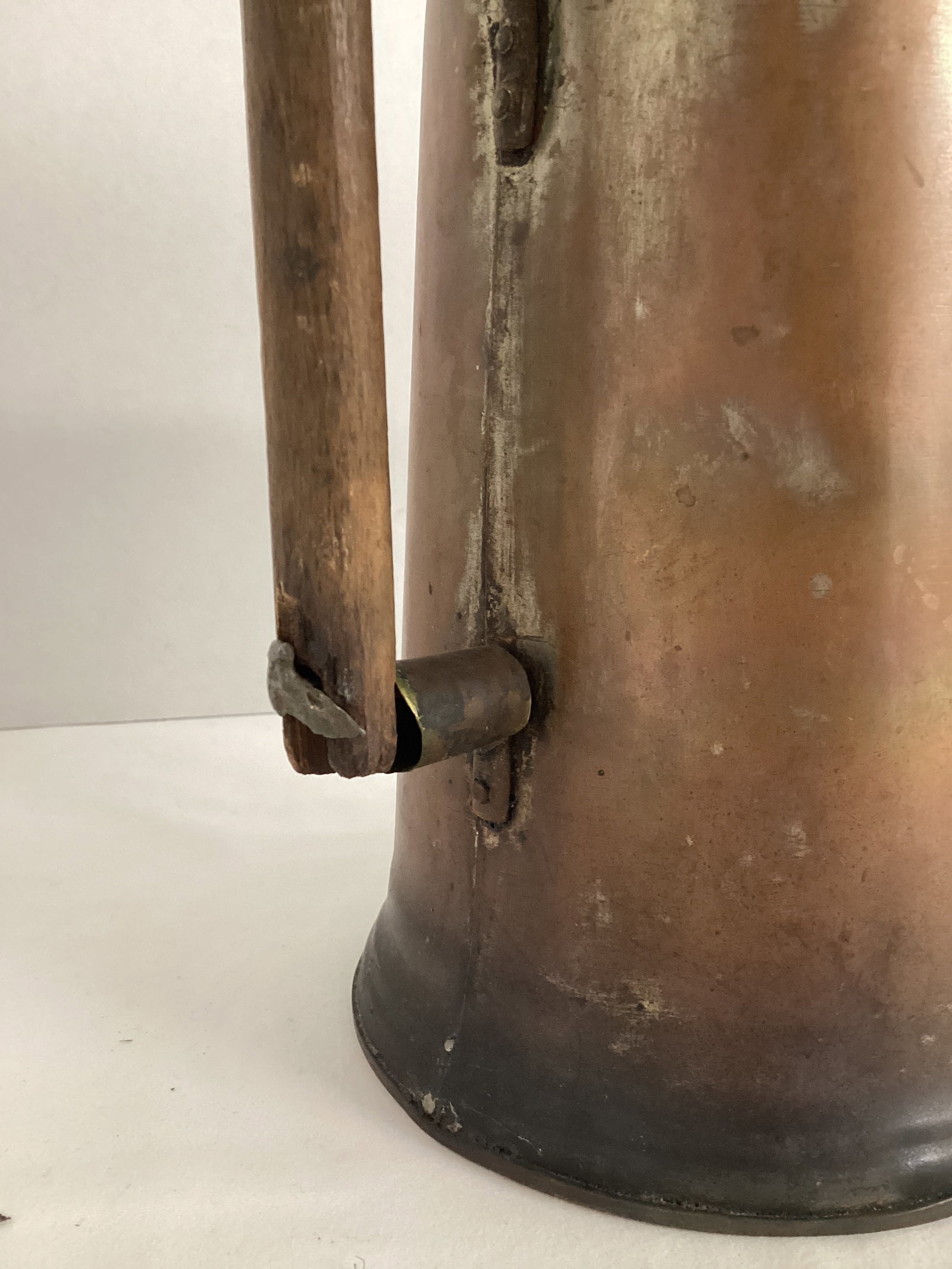 Vintage Copper Coffee Pot - 9