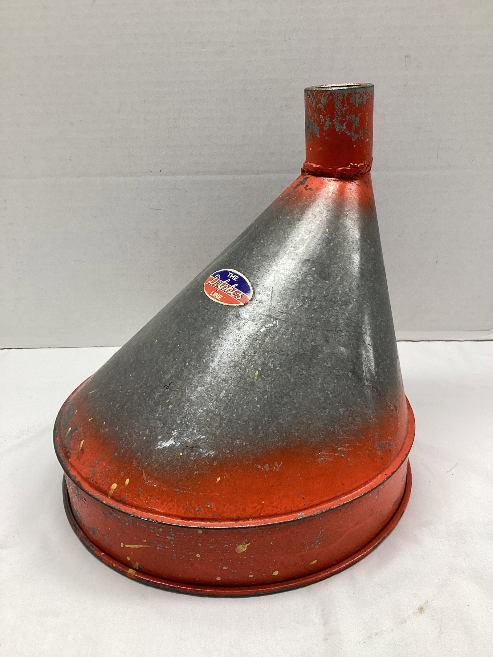 The Delphos Line Galvanized Funnel with Threads (1 of 7)