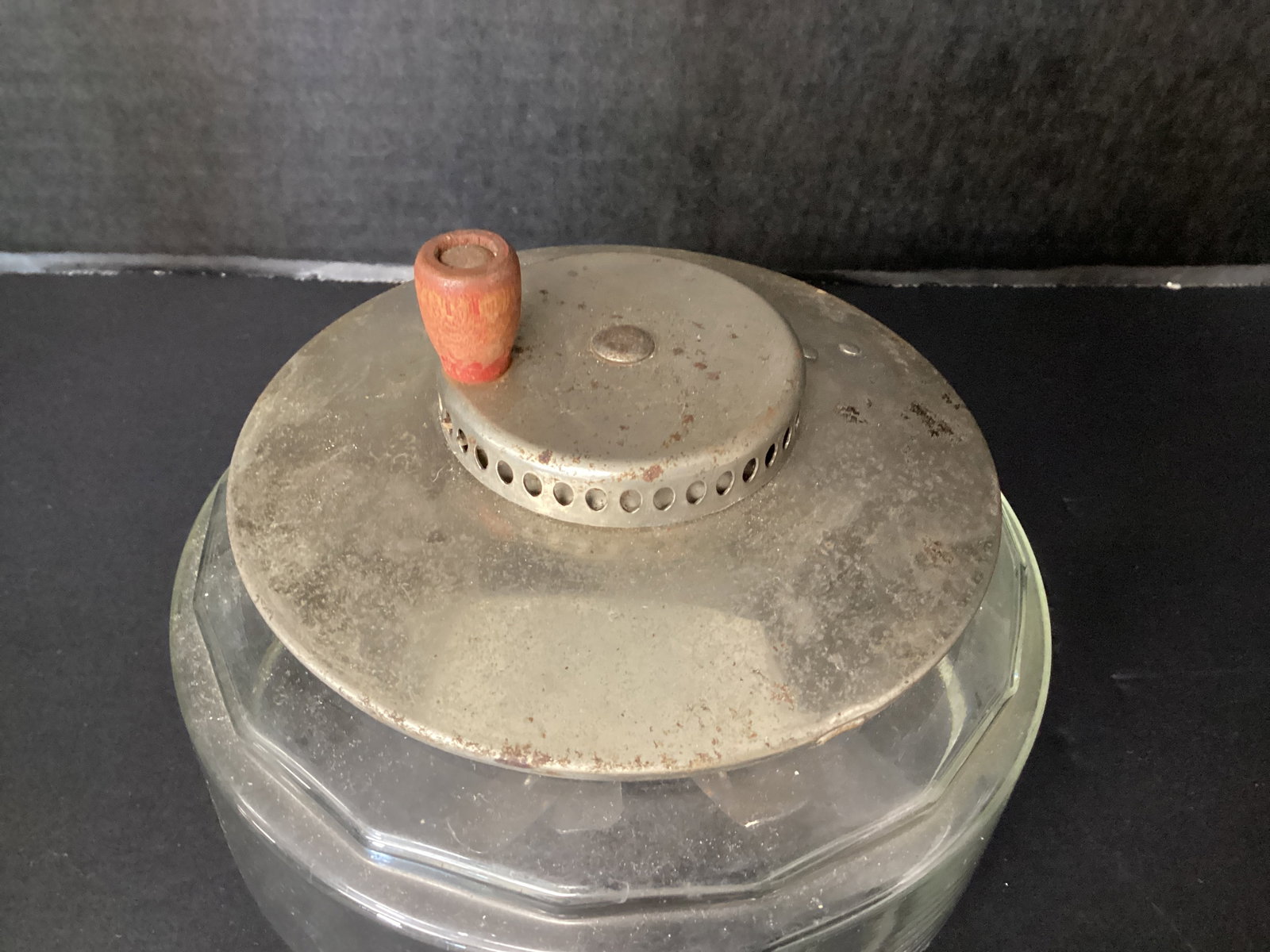 Vintage Glass and Metal Hand Crank Egg Beater/Food Mixer - 2