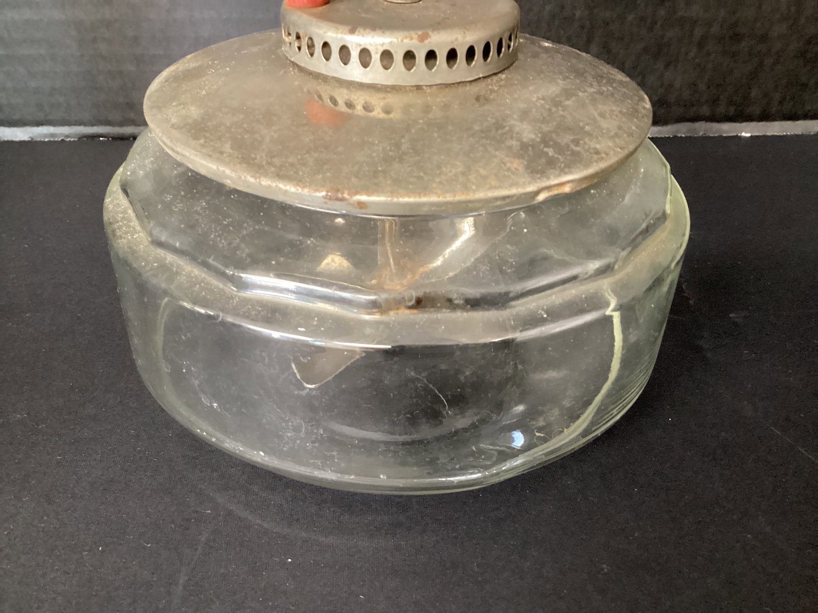 Vintage Glass and Metal Hand Crank Egg Beater/Food Mixer - 3