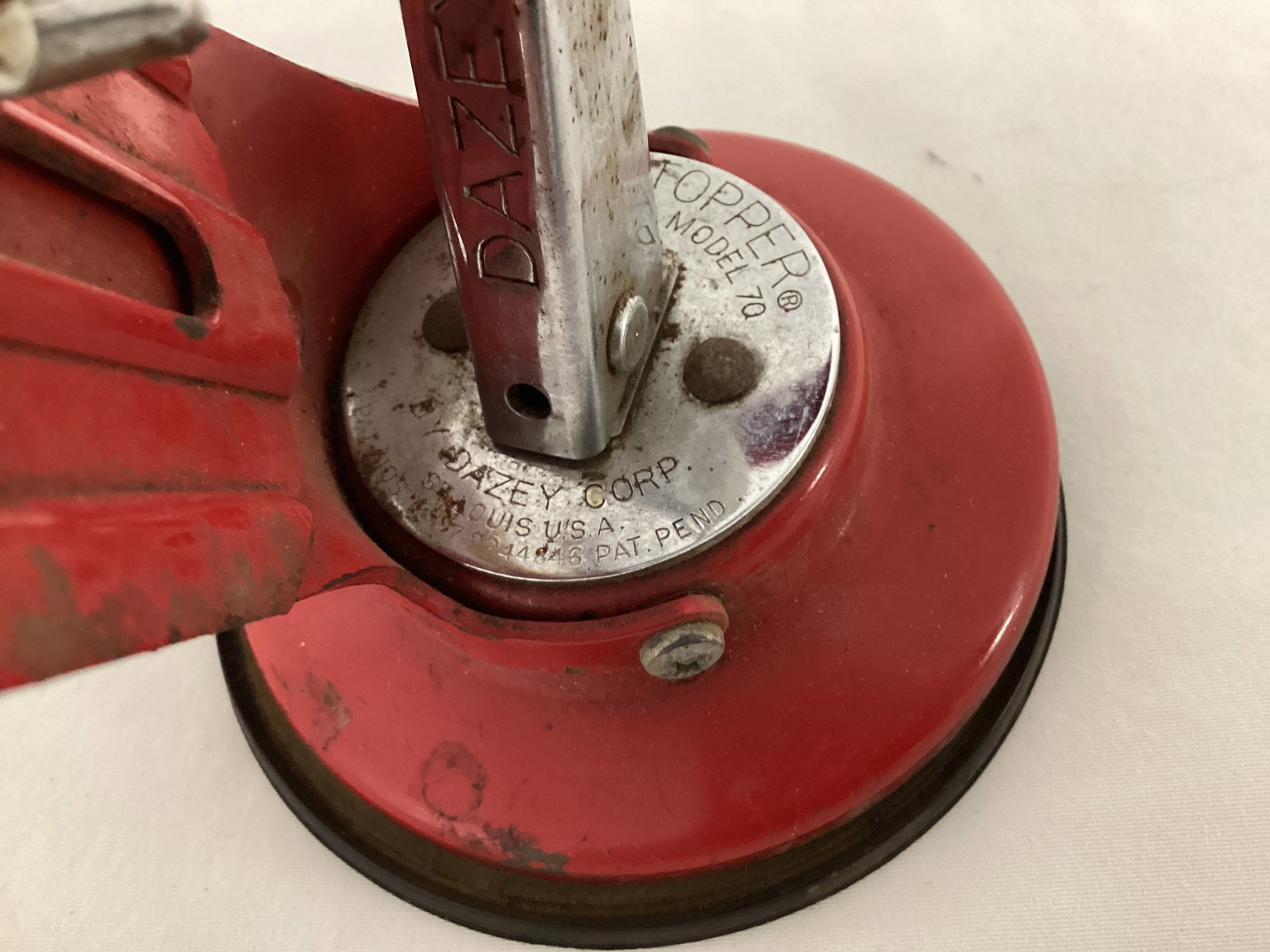 Vintage Dazey Table Topper Model 70 Countertop Can Opener - 5