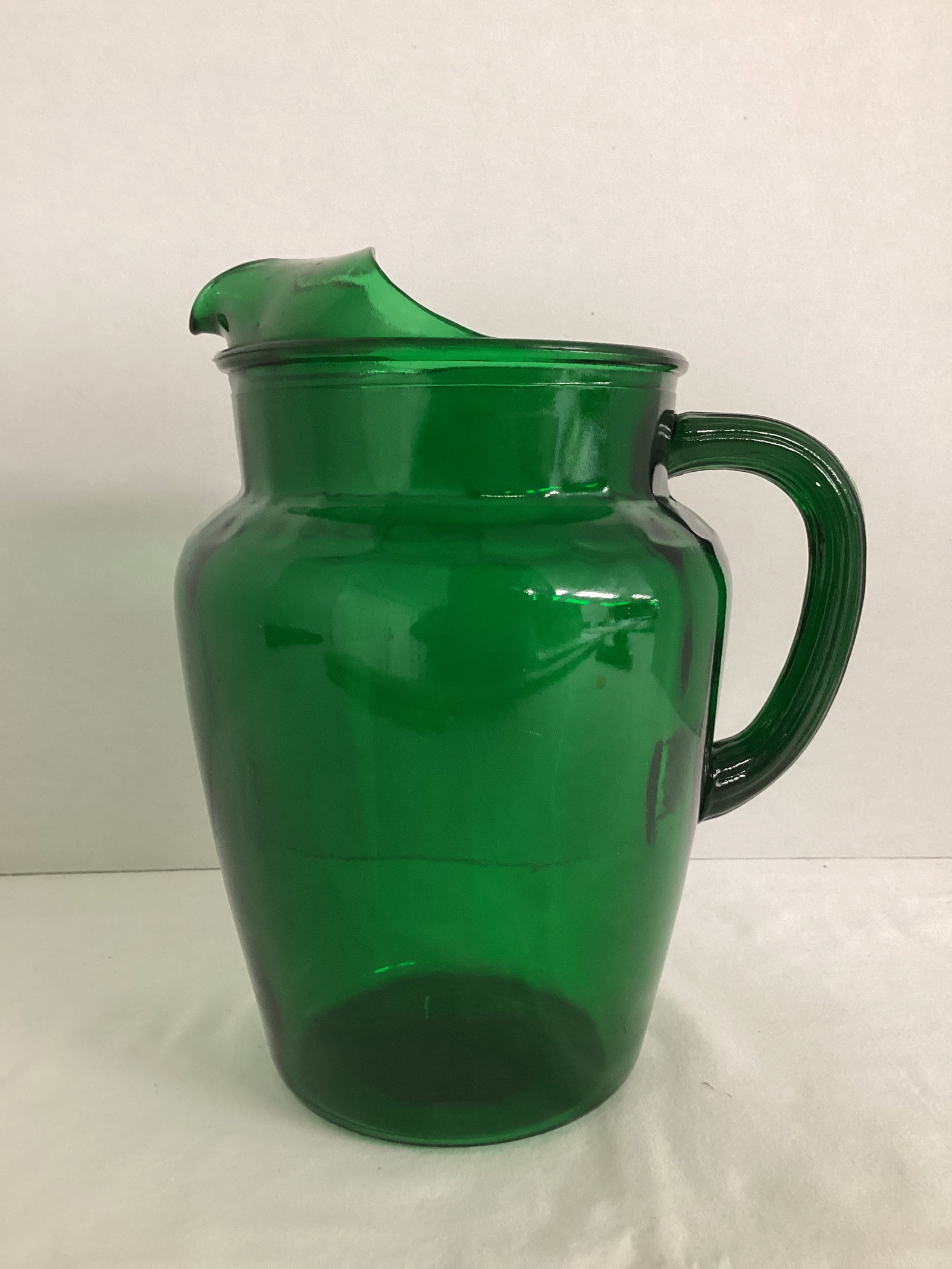 Anchor Hocking Forest Green Pitcher (1 of 4)