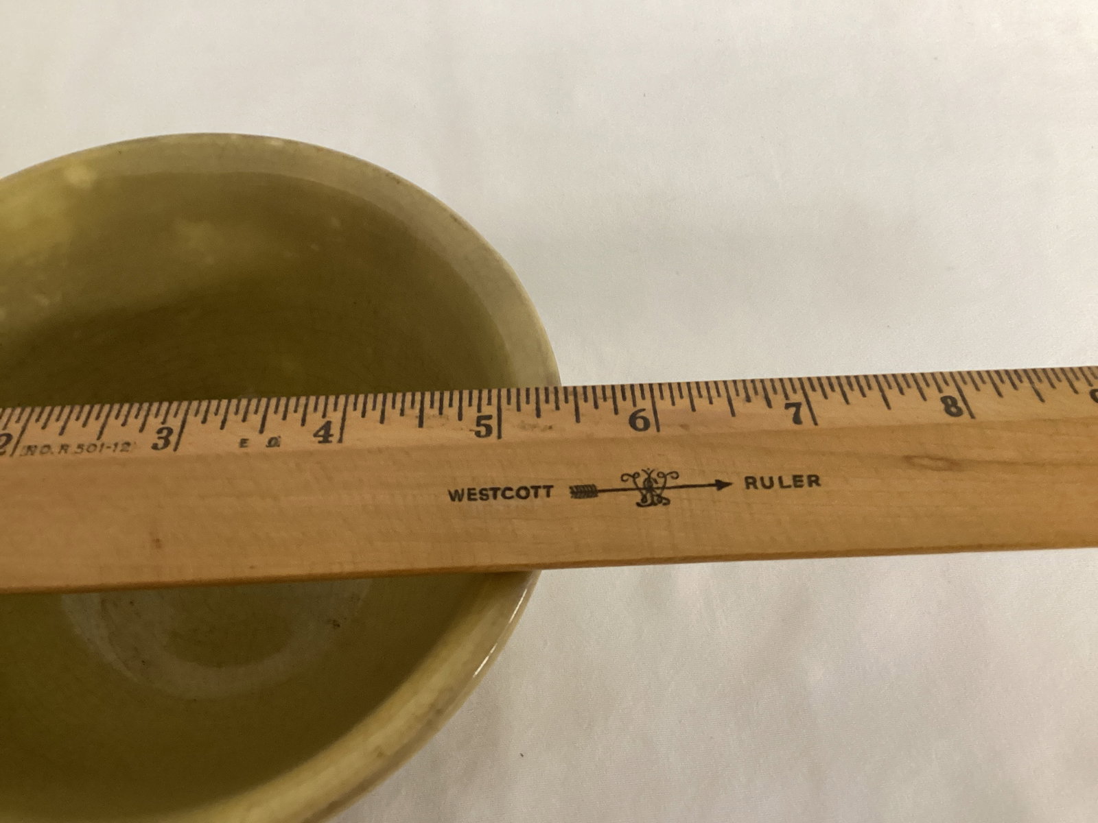 Antique Swirl Pattern Pottery Bowl - 4