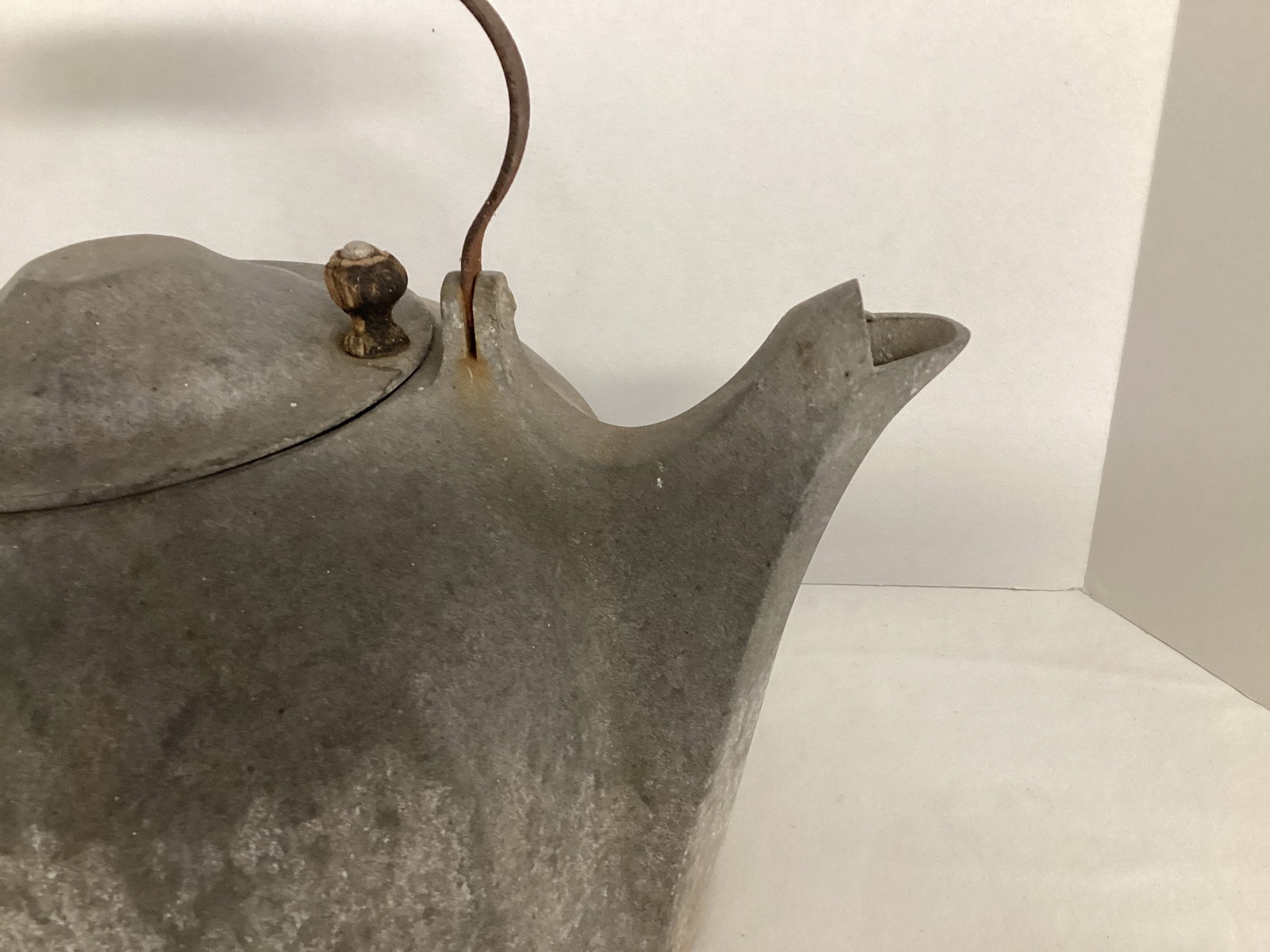 Large Antique Tea Kettle - 3