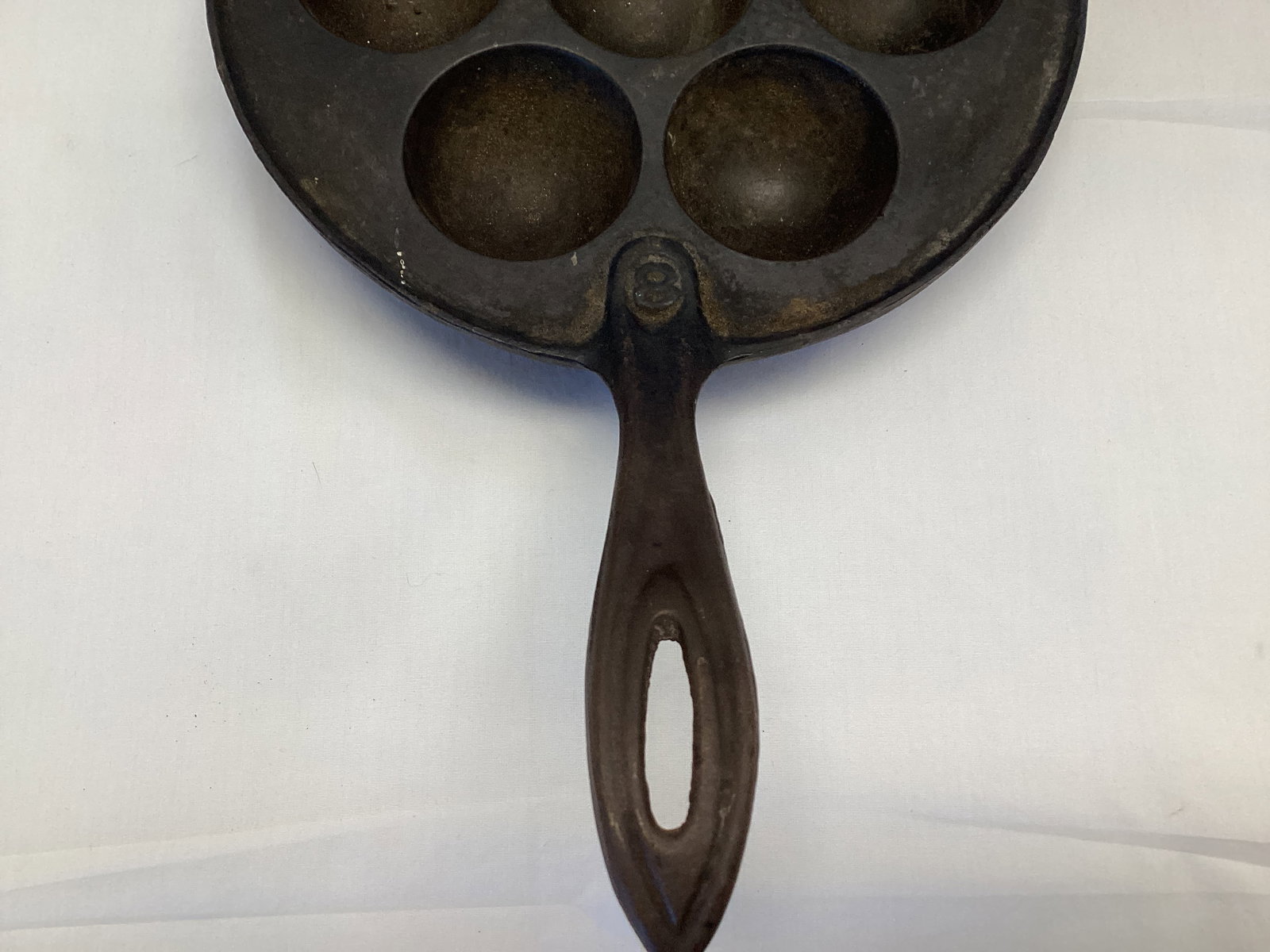 Cast Iron Aebleskiver Danish Spherical Pancake Pan - 3