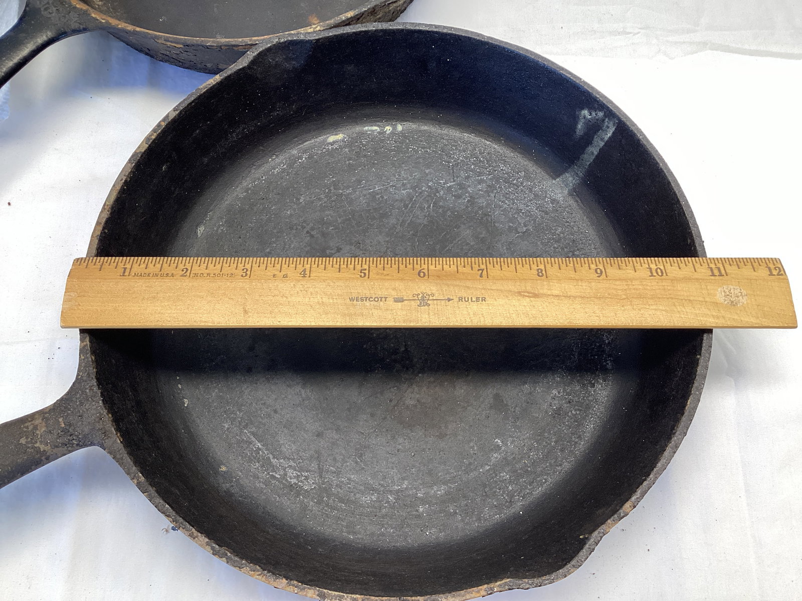 Five Cast Iron Pans - 9