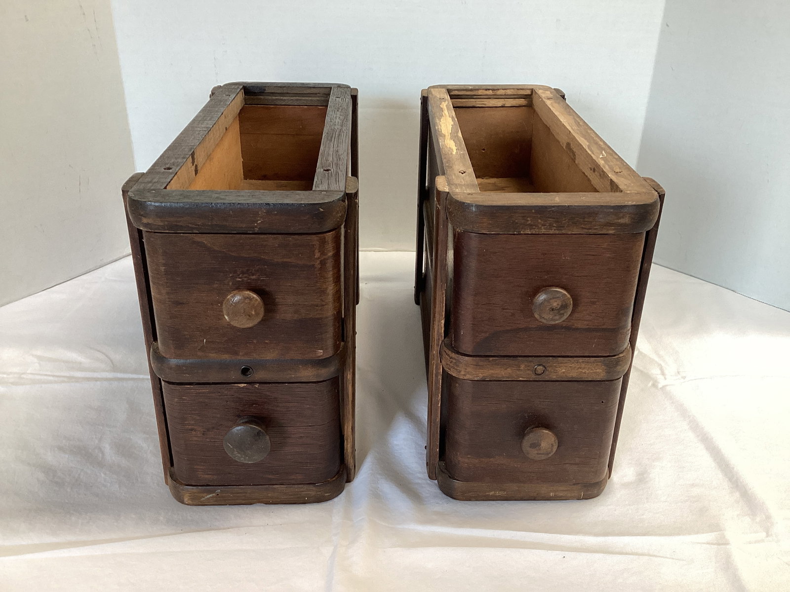 Vintage Sewing Machine Cabinet Drawers: 5 3/4" x 15 1/2" x 9 1/4" h 