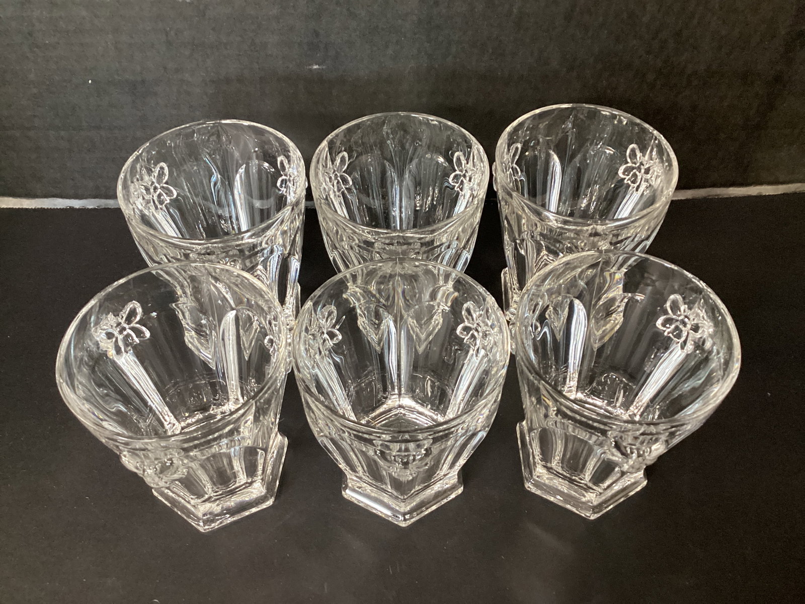 Six Lenox Butterfly Meadow Bee Pattern Double Old Fashioned Glasses - 2