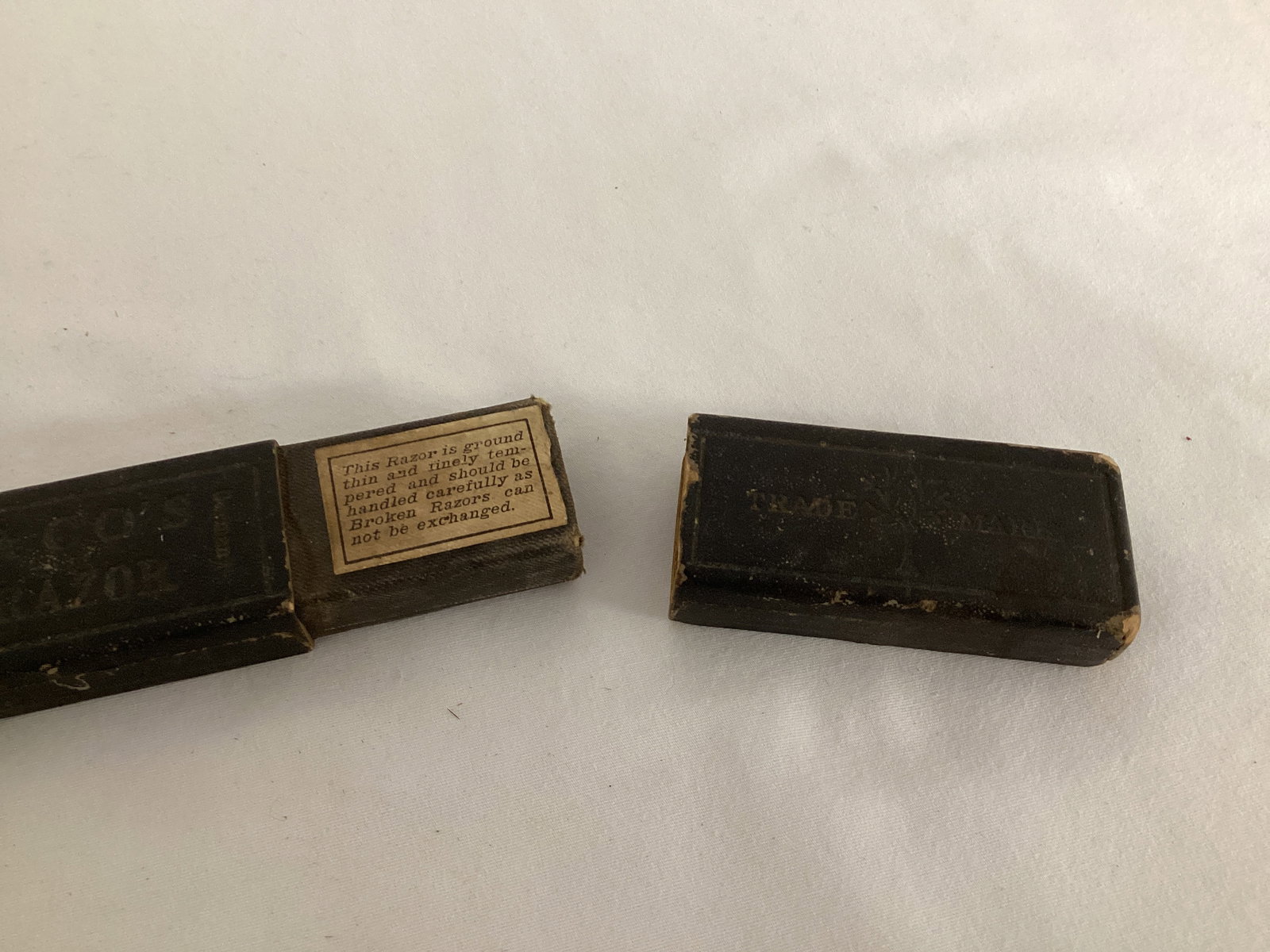 Three Straight Razors and One Razor Box - 4