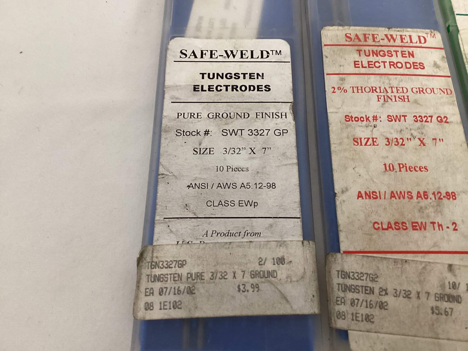 Welding Tungsten Electrodes - 2