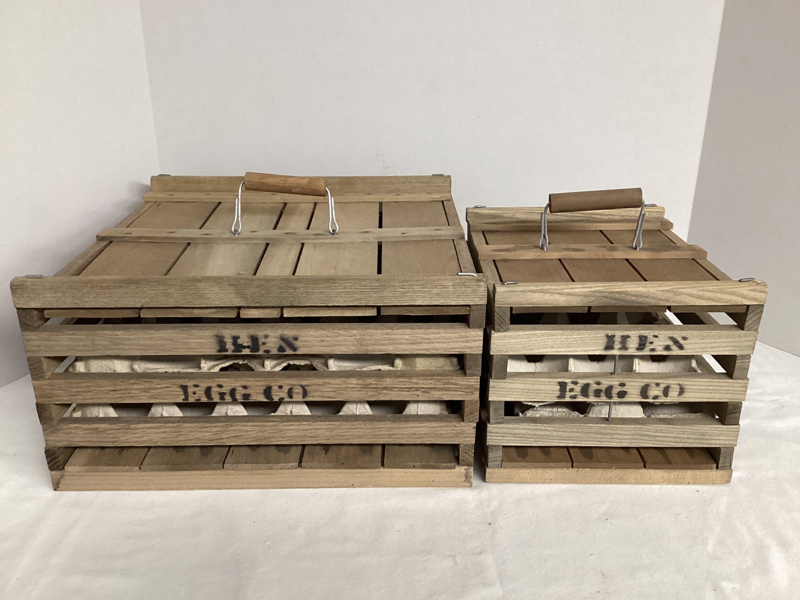 Two Hen Egg Co. Decorative Wood Egg Crates (1 of 7)