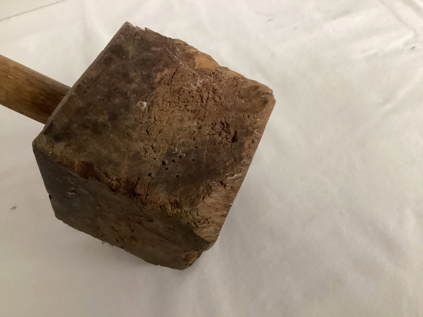 Antique Primitive Wood Mallet - 5