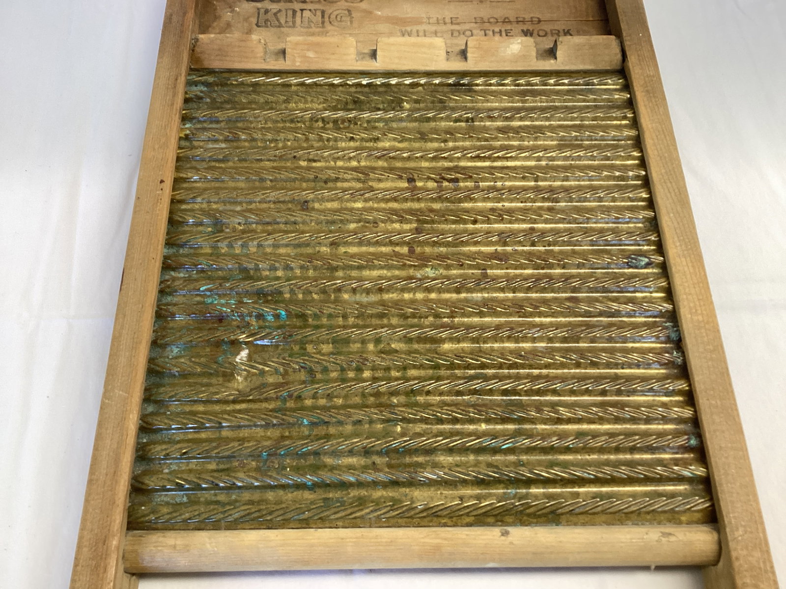 National Washboard Co. No. 801 Brass King Washboard - 7
