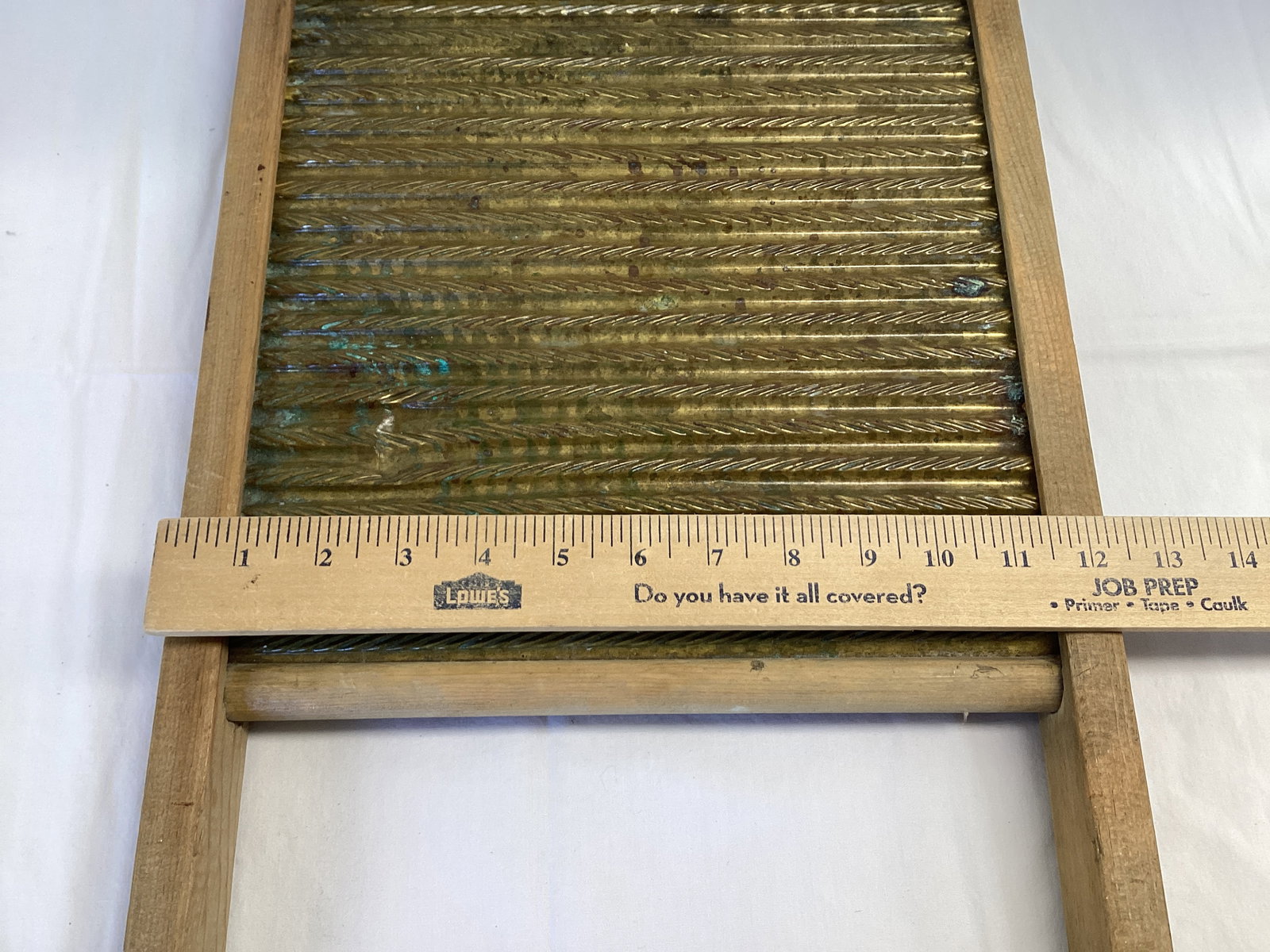 National Washboard Co. No. 801 Brass King Washboard - 8