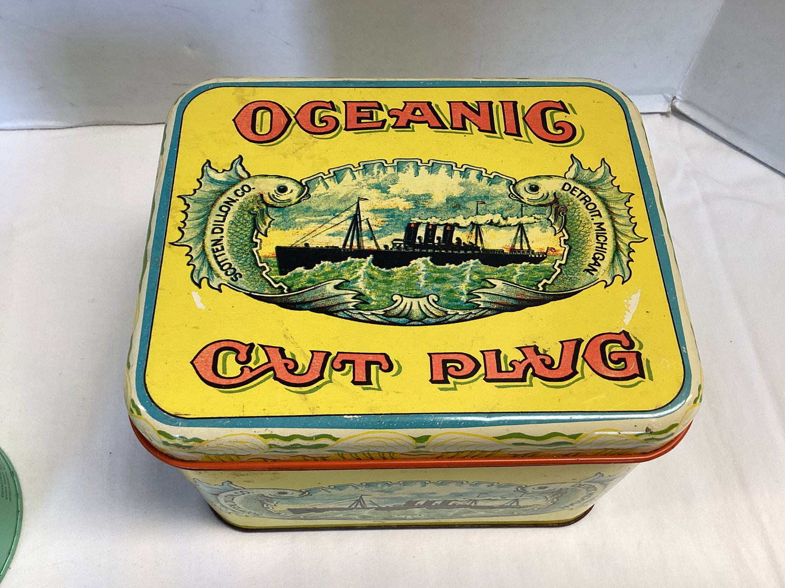 Advertising Tins - Crayola, Lipton, Oceanic Cut Plug, J&P Coats, and More - 9