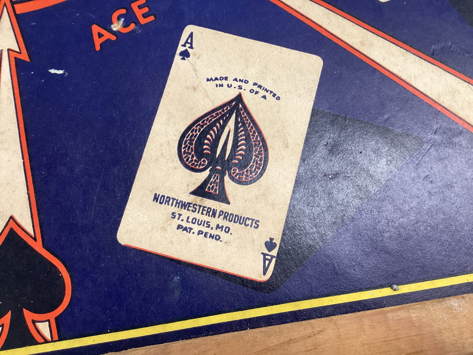 Northwestern Products San Loo Chinese Checkers Ante-Up-Rummy Double Sided Game Board - 9