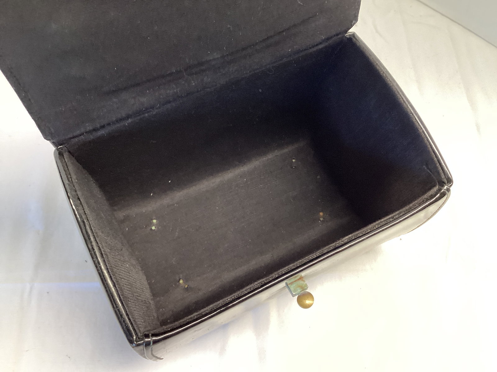 Vintage Wicker Look and Black Patent Leather Ladies' Purses - 9