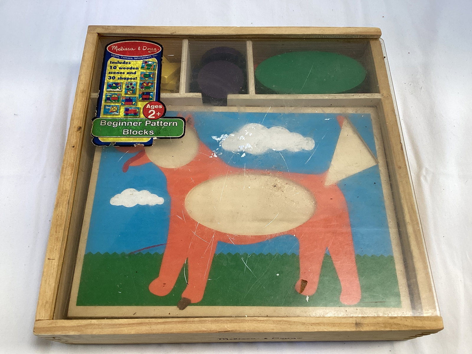 Melissa & Doug Beginner Pattern Blocks and Puzzles: .