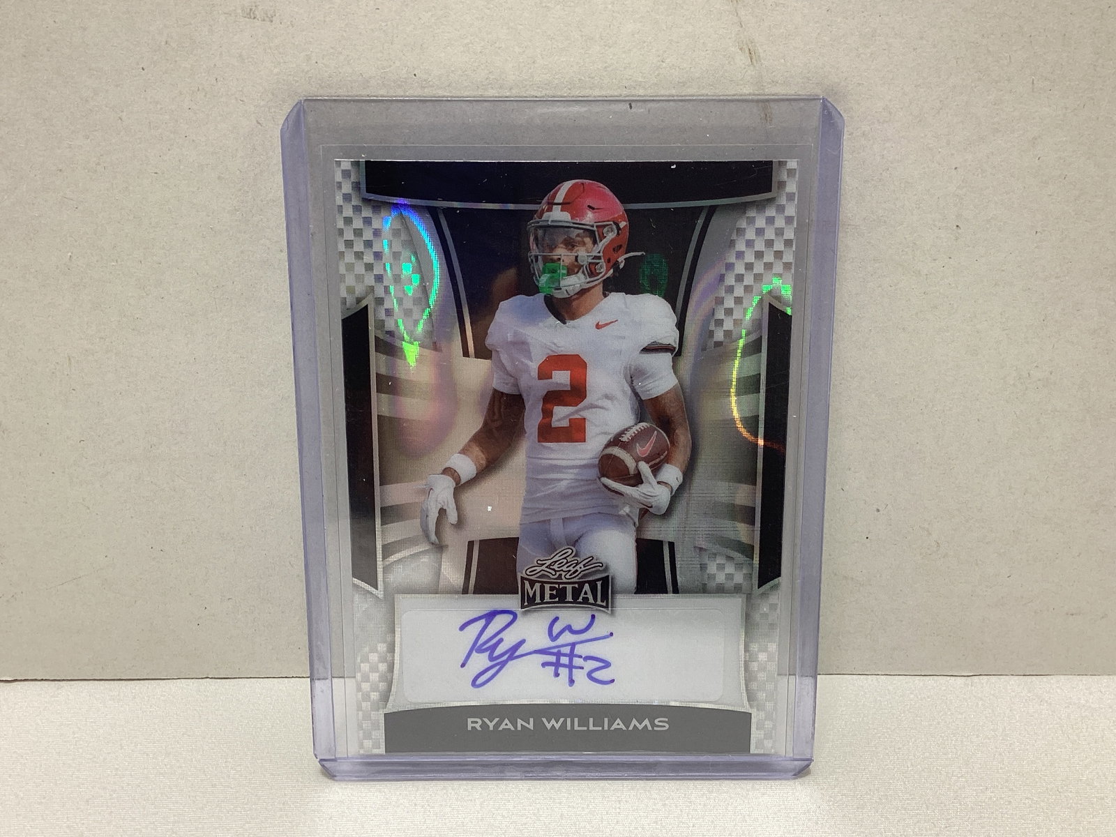 2025 Leaf Metal Ryan Williams Autograph 10/15 Alabama Football Card: . 