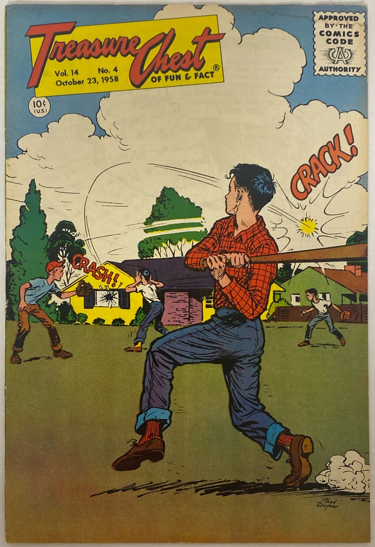 Treasure Chest Vol. 14 Issue 4 Comic Book: 1958, please preview and see all photos for condition