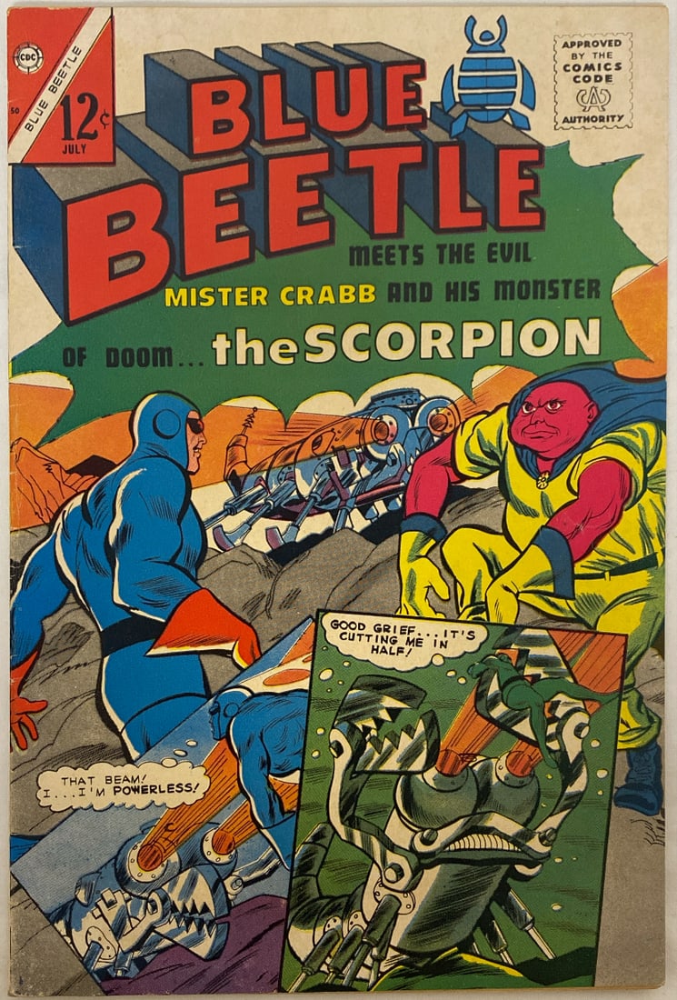 Blue Beetle 50 Charlton Comic Book: 1965, please preview and see all photos for condition