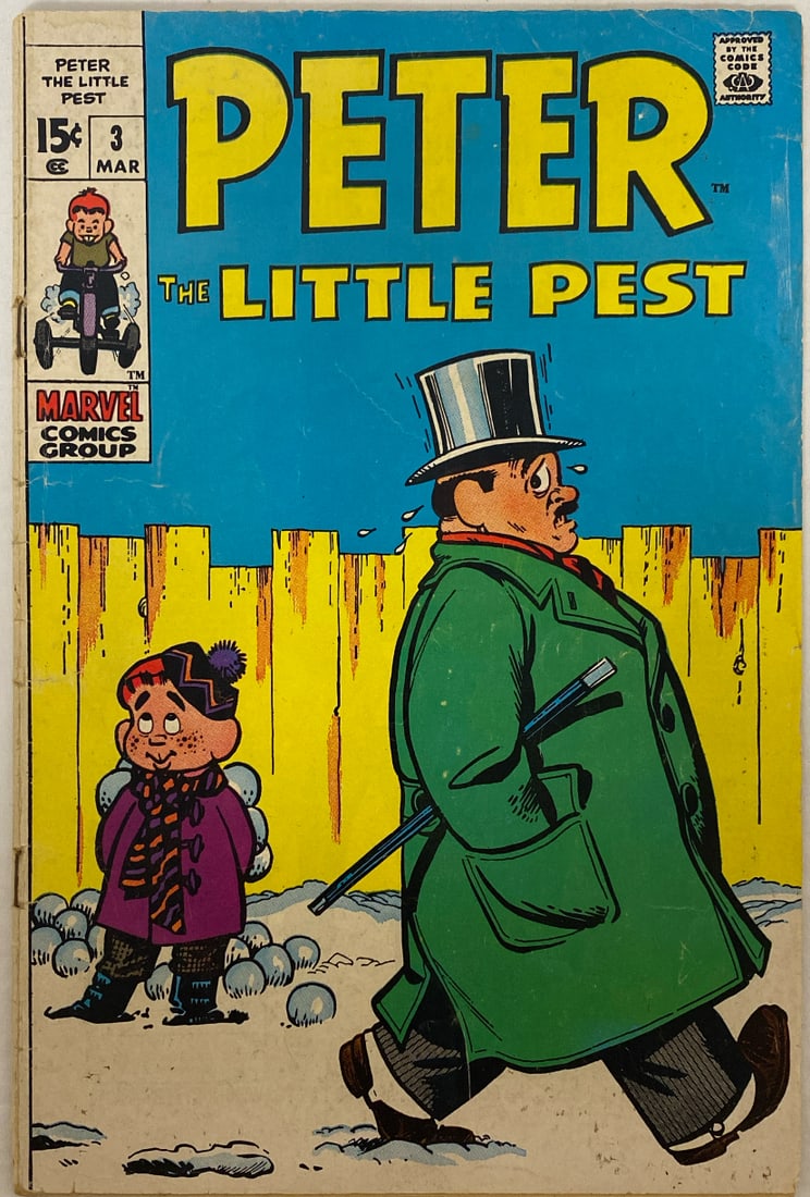 Peter the Little Pest 3 Marvel Comic Book: 1957, please preview and see all photos for condition