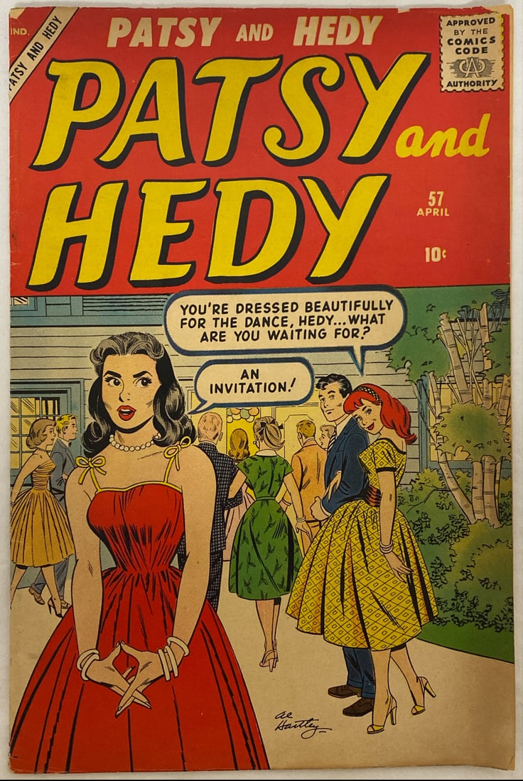 Patsy and Hedy 57 Comic Book: 1958, please preview and see all photos for condition