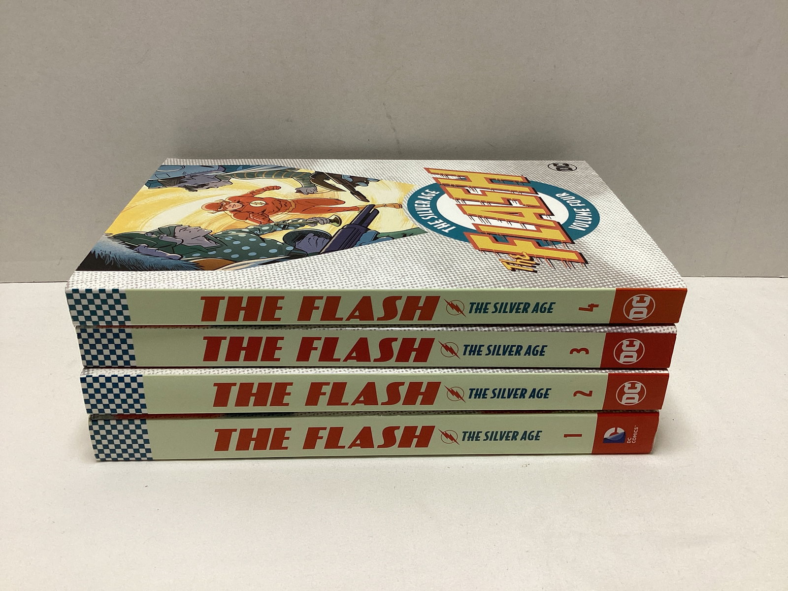 Flash the Silver Age Volumes 1-4 Graphic Novels: .