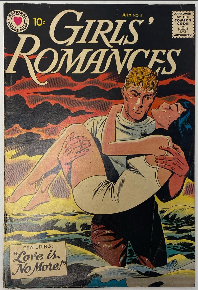 Girls' Romances 61 DC Comic Book: 1959, please preview and see all photos for condition