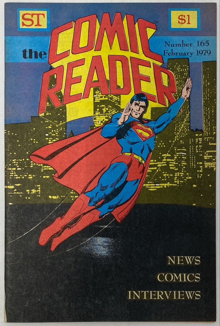 The Comic Reader 165 Comic Magazine: 1979, please preview and see all photos for condition