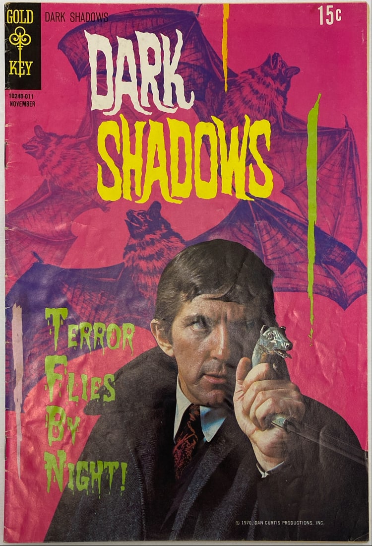 Dark Shadows 7 Gold Key Comic Book: 1970, please preview and see all photos for condition