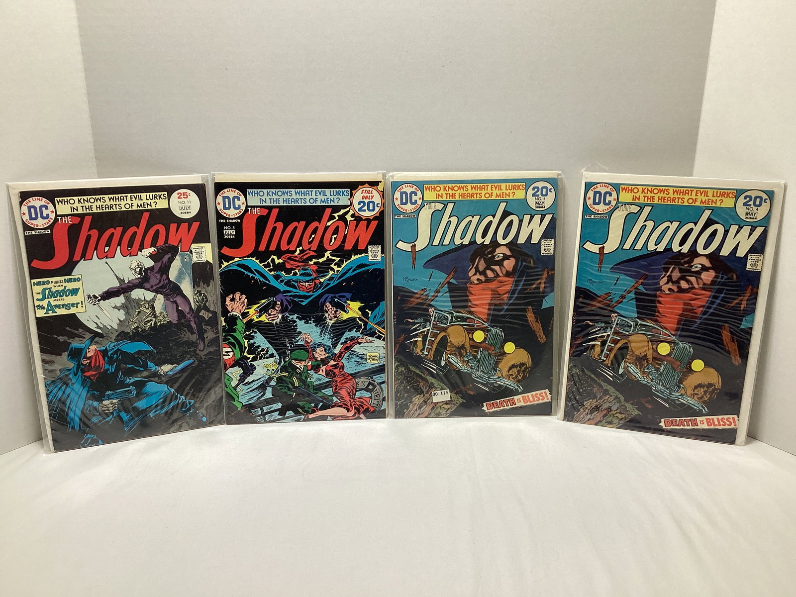 Four The Shadow DC Comic Books: .