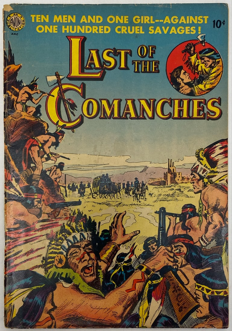 Last of the Comanches Avon Comic Book: 1953, please preview and see all photos for condition