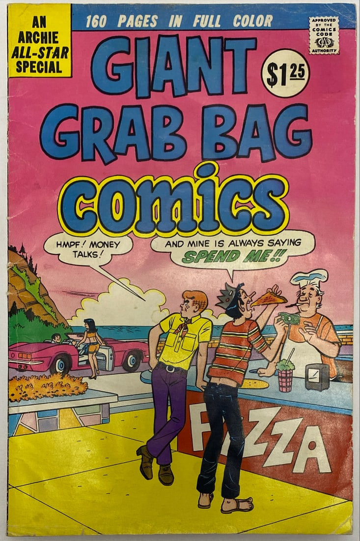 Giant Grab Bag Comics 33 Archie Comic Book: 1975, please preview and see all photos for condition