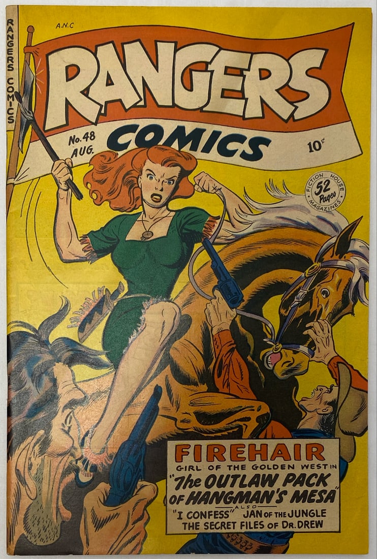 Rangers Comics 48 Fiction House Comic Book: 1949, please preview and see all photos for condition