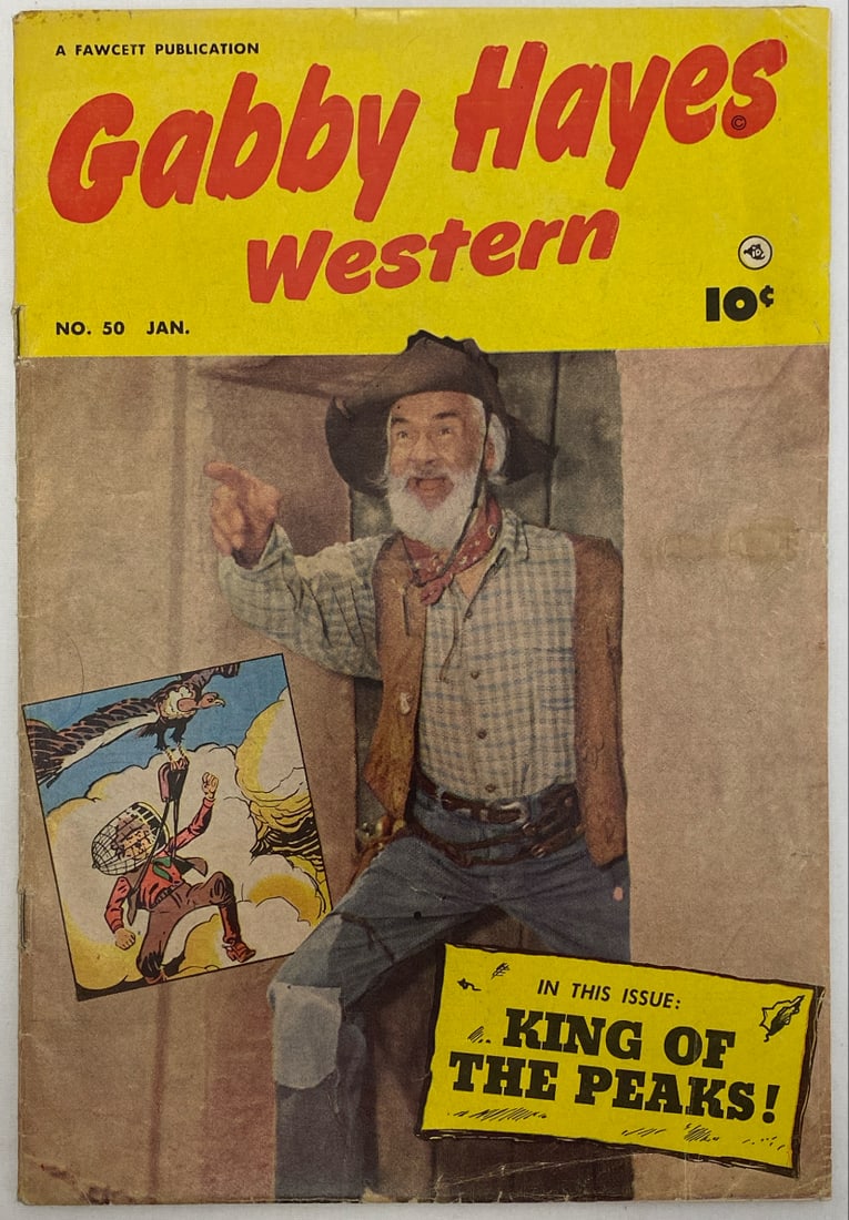 Gabby Hayes Western 50 Fawcett Comic Book: 1953, please preview and see all photos for condition