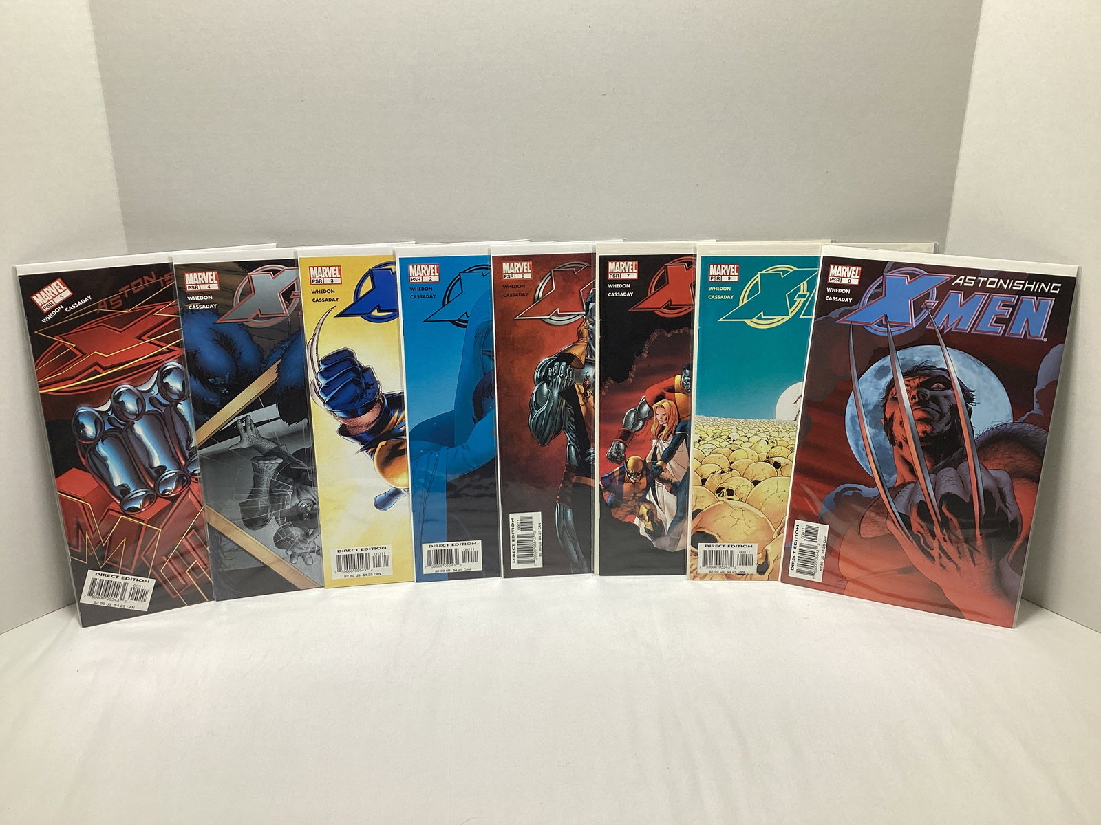 Eight Astonishing X-Men Marvel Comic Books: .