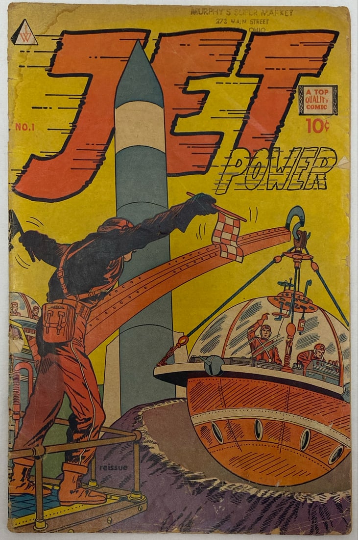 Jet Power 1 Top Quality Comic Book: reprint, please preview and see all photos for condition