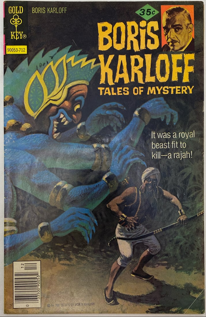 Boris Karloff 79 Gold Key Comic Book: 1977, please preview and see all photos for condition