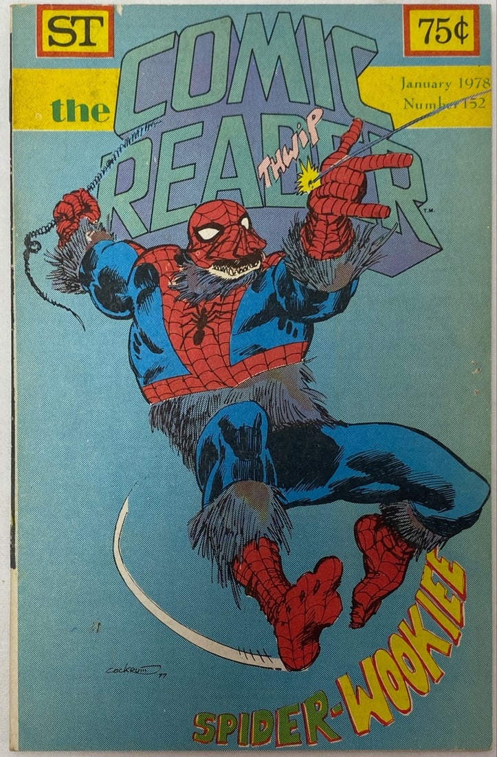 The Comic Reader 152 Comic Fanzine: 1978, please preview and see all photos for condition