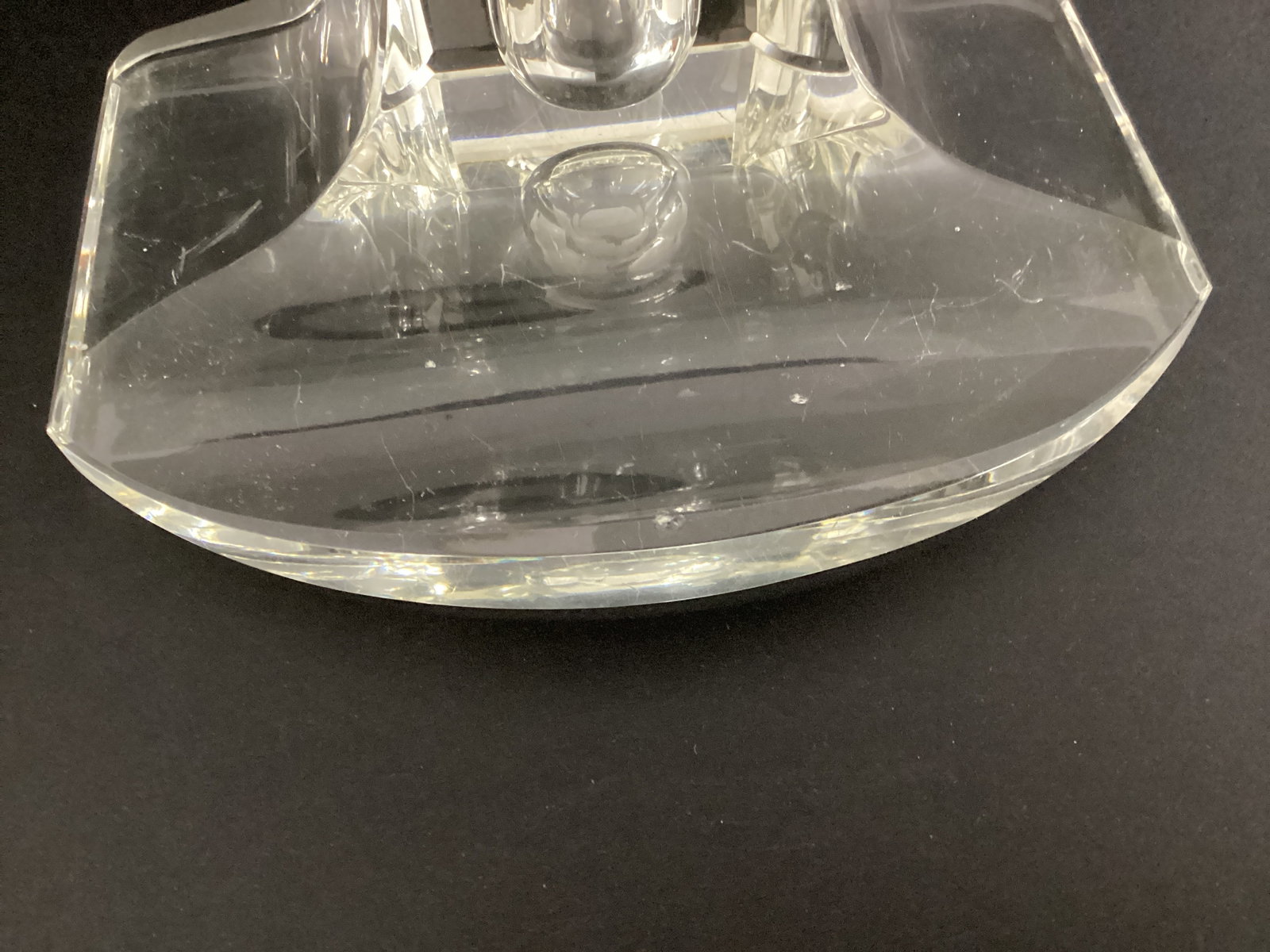 Glass Inkwell with Pen Rest - 3