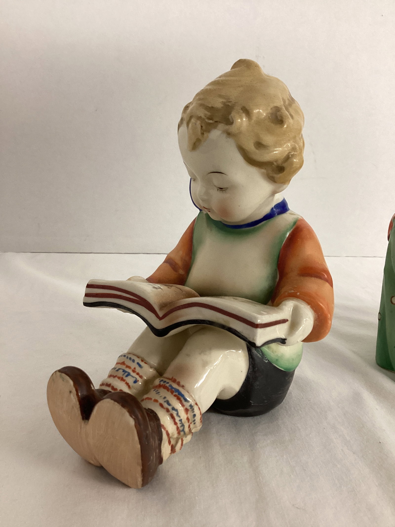 Pair of Vintage Boy and Girl Bookends - 2