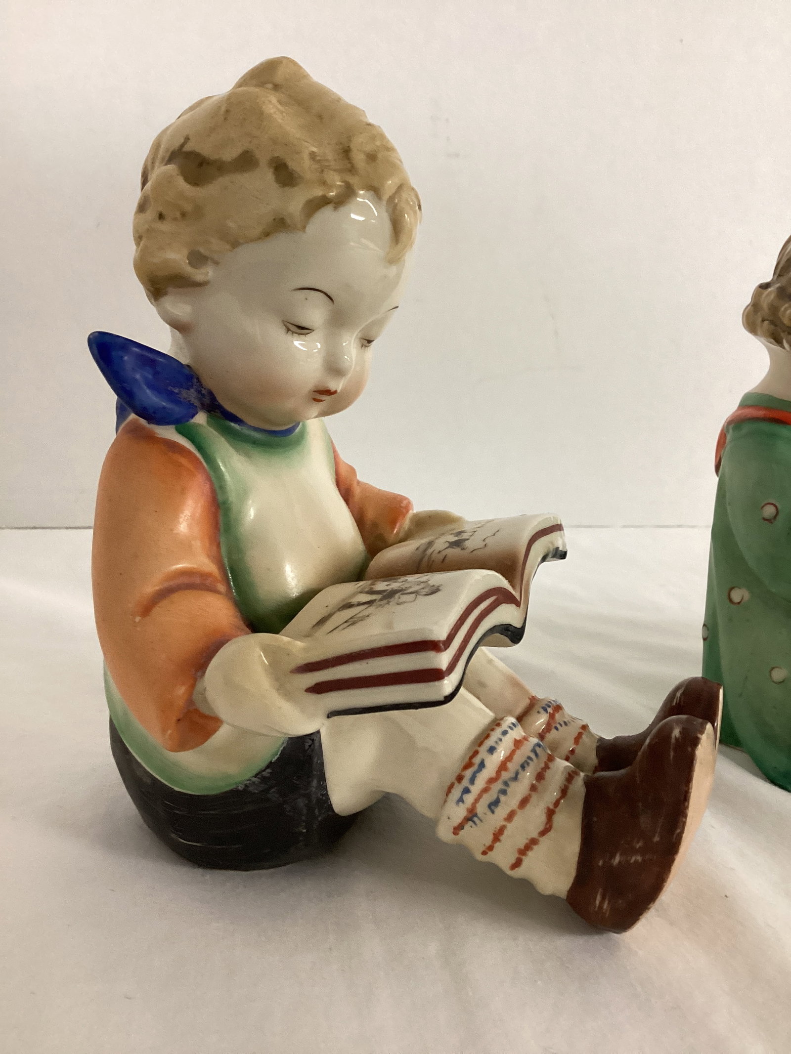 Pair of Vintage Boy and Girl Bookends - 3